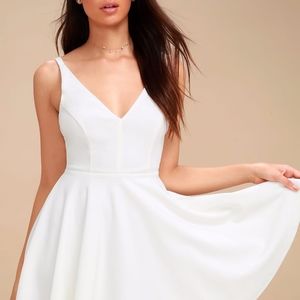 White Bridal Shower Dress